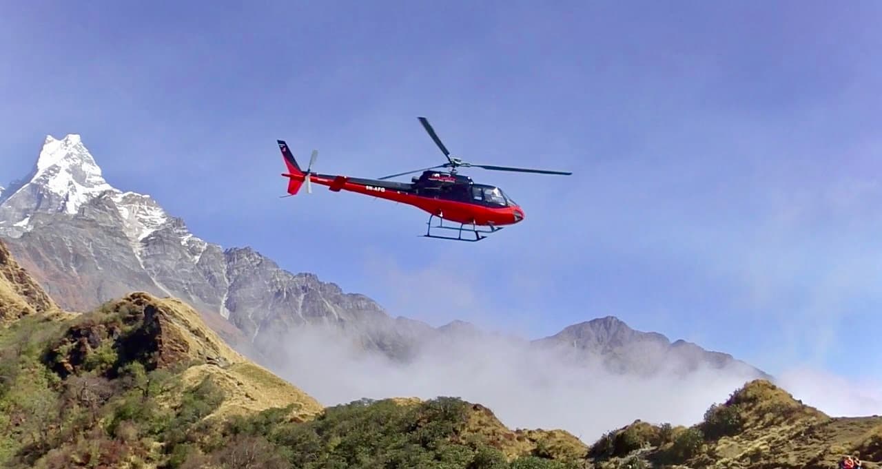 Mardi Himal Helicopter Tour from Pokhara