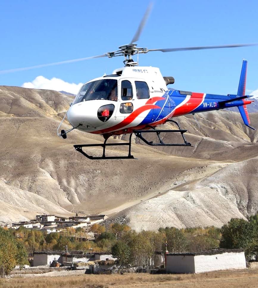 Upper Mustang Luxury Trek and Lo Manthang Helicopter Tour - 13 Days