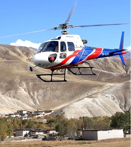 Upper Mustang Helicopter Tour