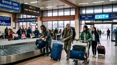 Arrival People collect baggage at airport 202607050929 (1)