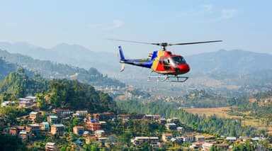 Helicopter Flight from Kathmandu to Dhulikhel