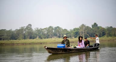 Rapti River in Chitwan National Park