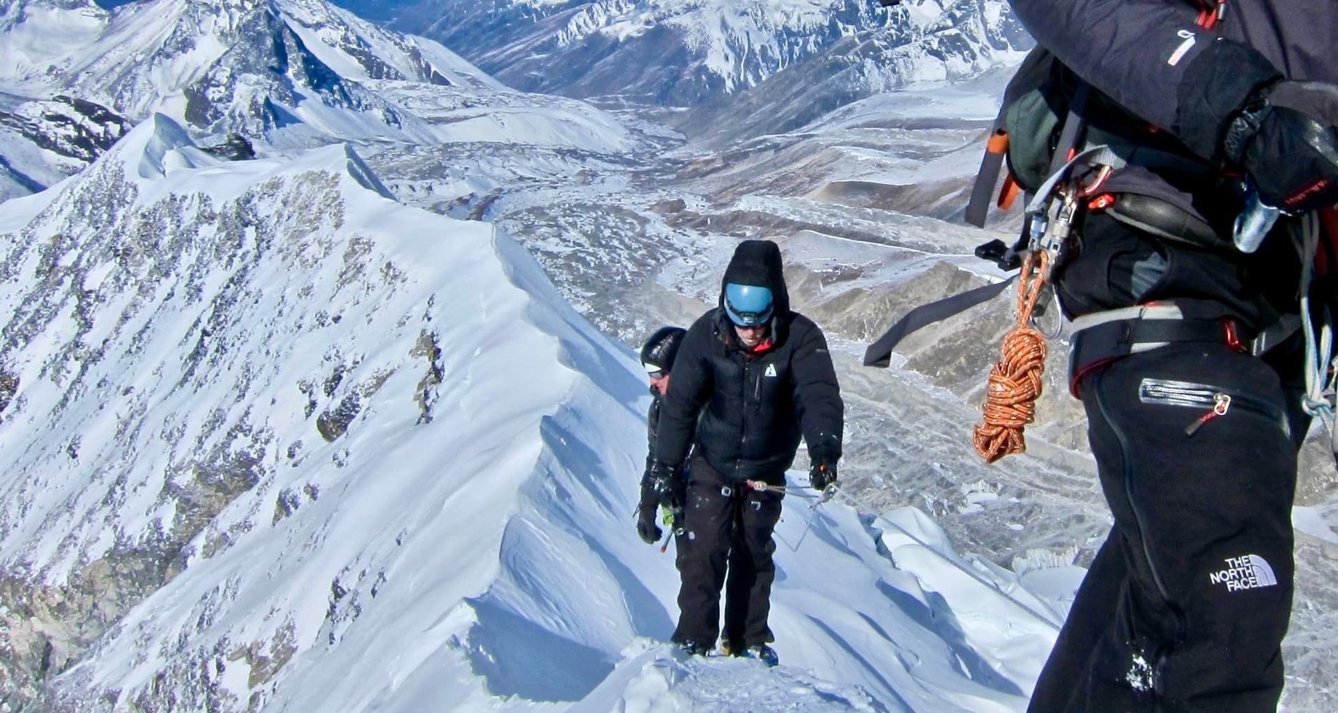 Reaching Island Peak Summit Cropped