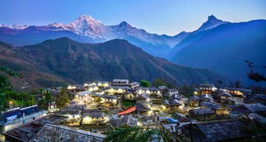 Gurung village of Ghandruk