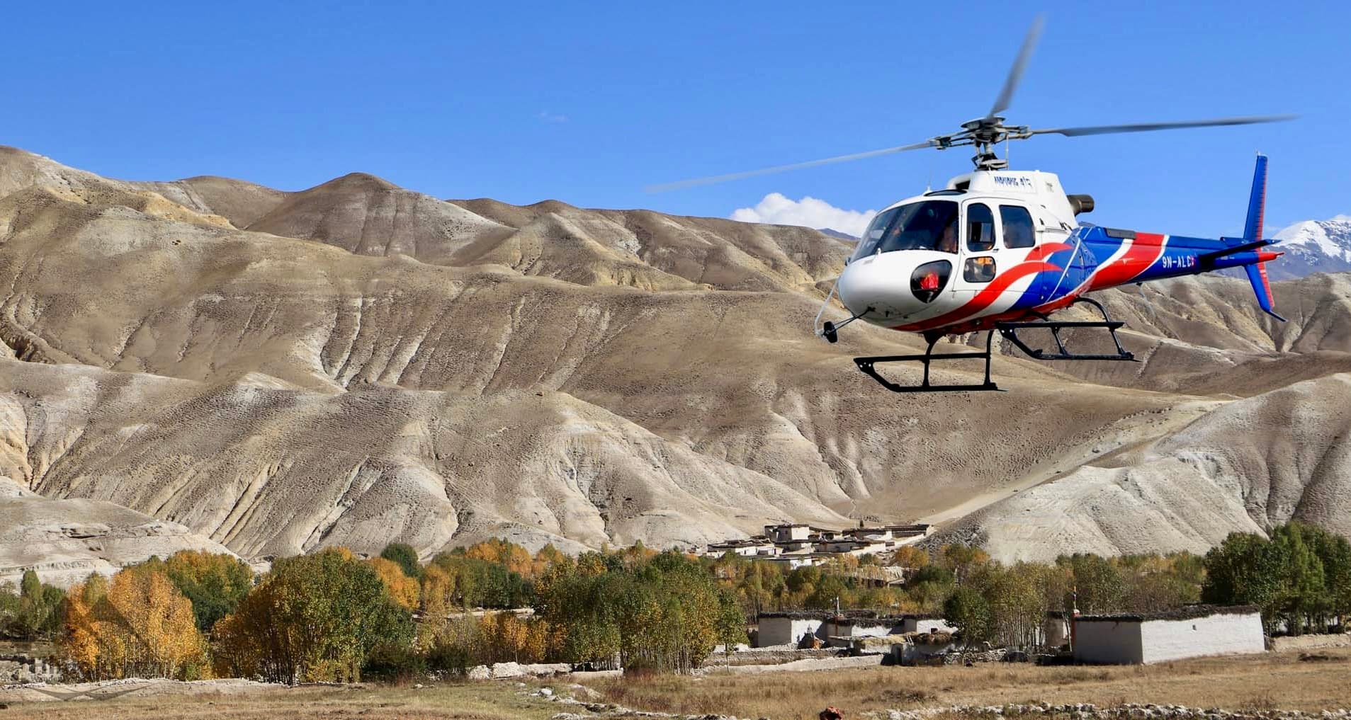 Upper Mustang Helicopter Tour